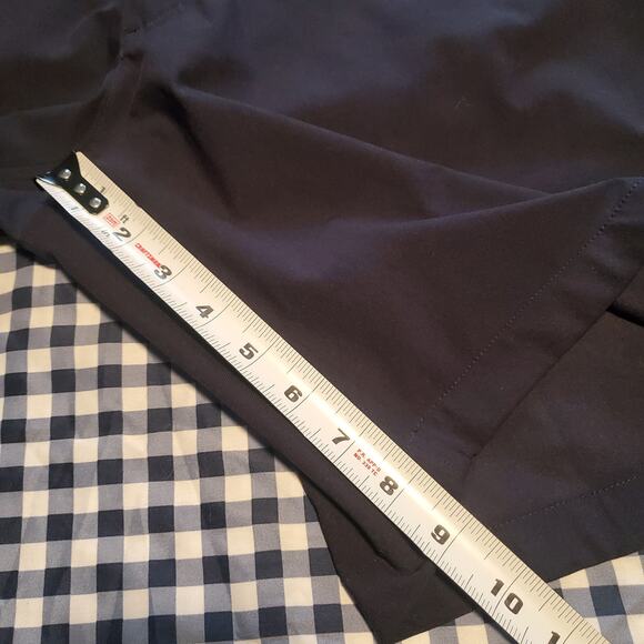 Footjoy FJ Shorts Men's Size 40 Navy Blue Pace 9" Inseam Shorts Chino TINY FLAW - Picture 10 of 11